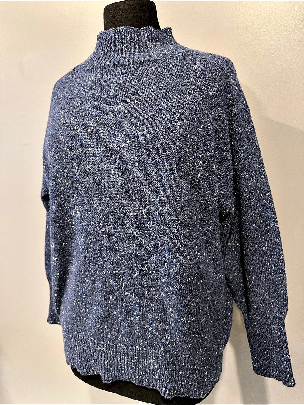 SALT Blue Turtleneck Sweater Size Small Like New